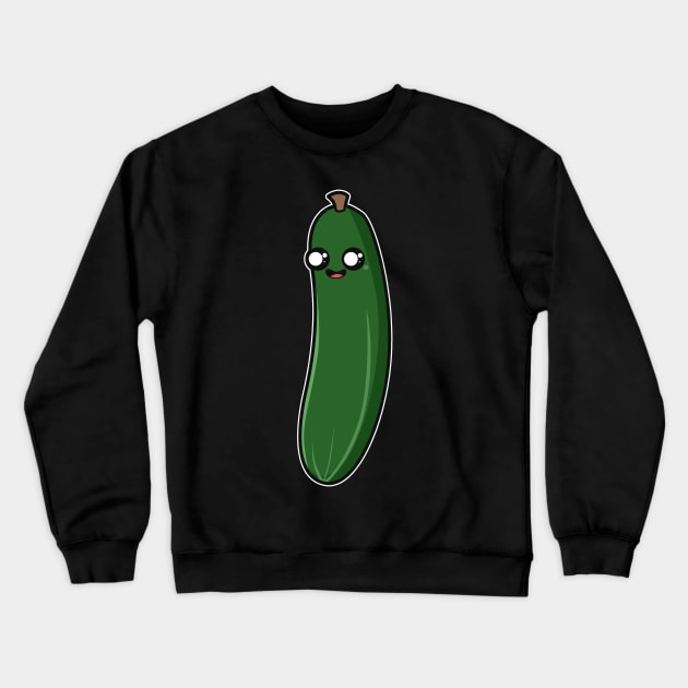 Funny Vegan Zucchini Crewneck Sweatshirt by Imutobi